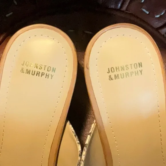 Snakeskin Pattern Women's Heeled Sandals - Picture 3 of 10